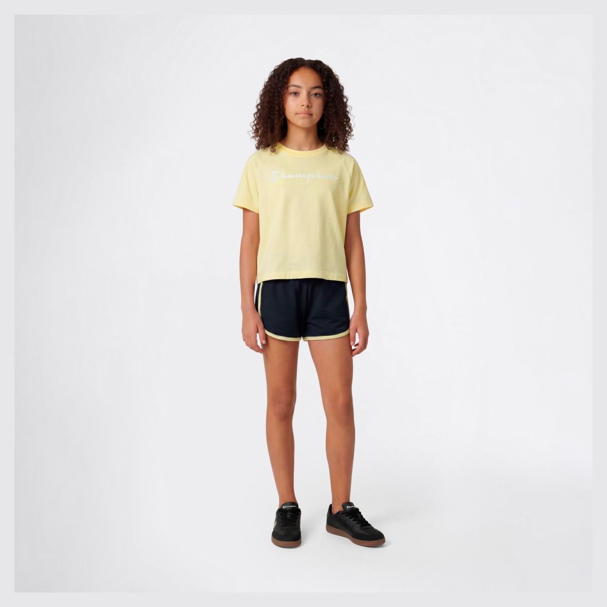 Conjunto de Menina Amarelo-3