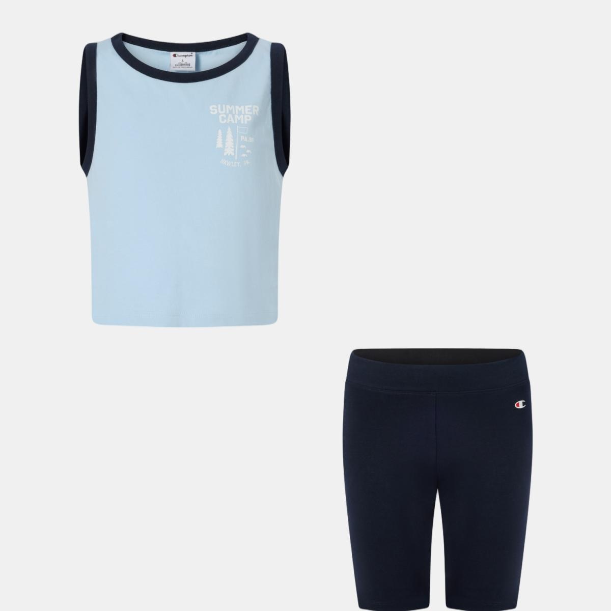 Conjunto de Menina Azul-4