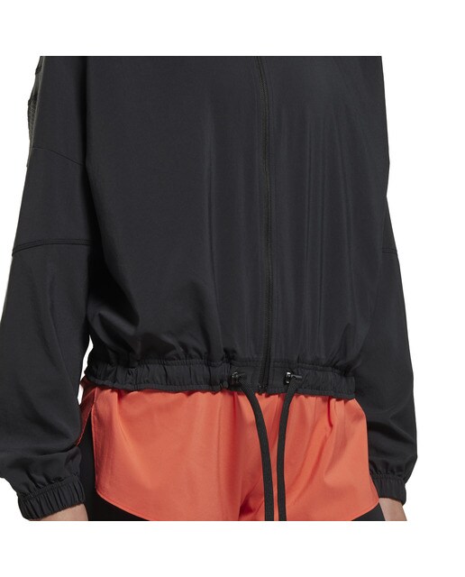 Casaco Corta-Vento de Mulher Run Woven Jacket Preto-5