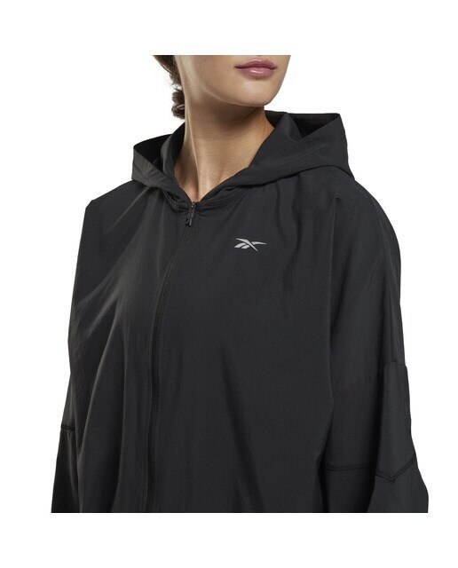 Casaco Corta-Vento de Mulher Run Woven Jacket Preto-6
