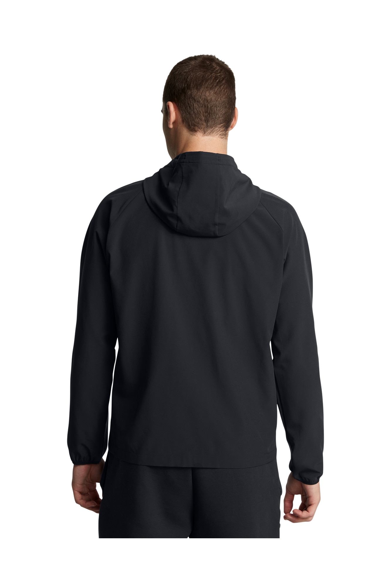 Sweatshirt de Homem UA Vibe Woven Jacket Preto / Branco-2