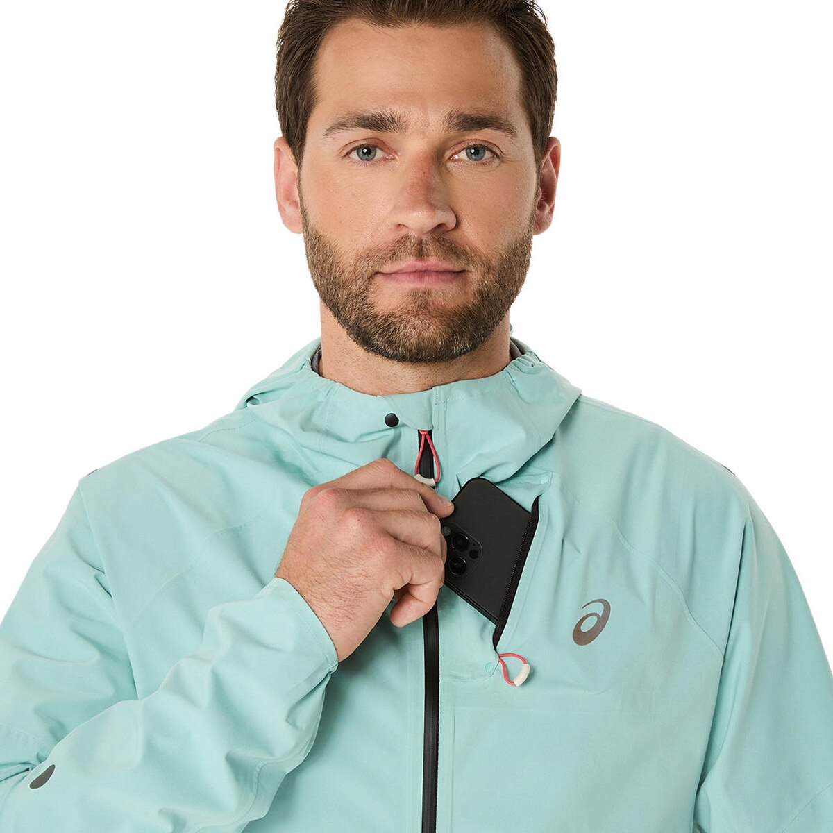 Casaco de Running de Homem Metarun Waterproof Jacket Verde-4