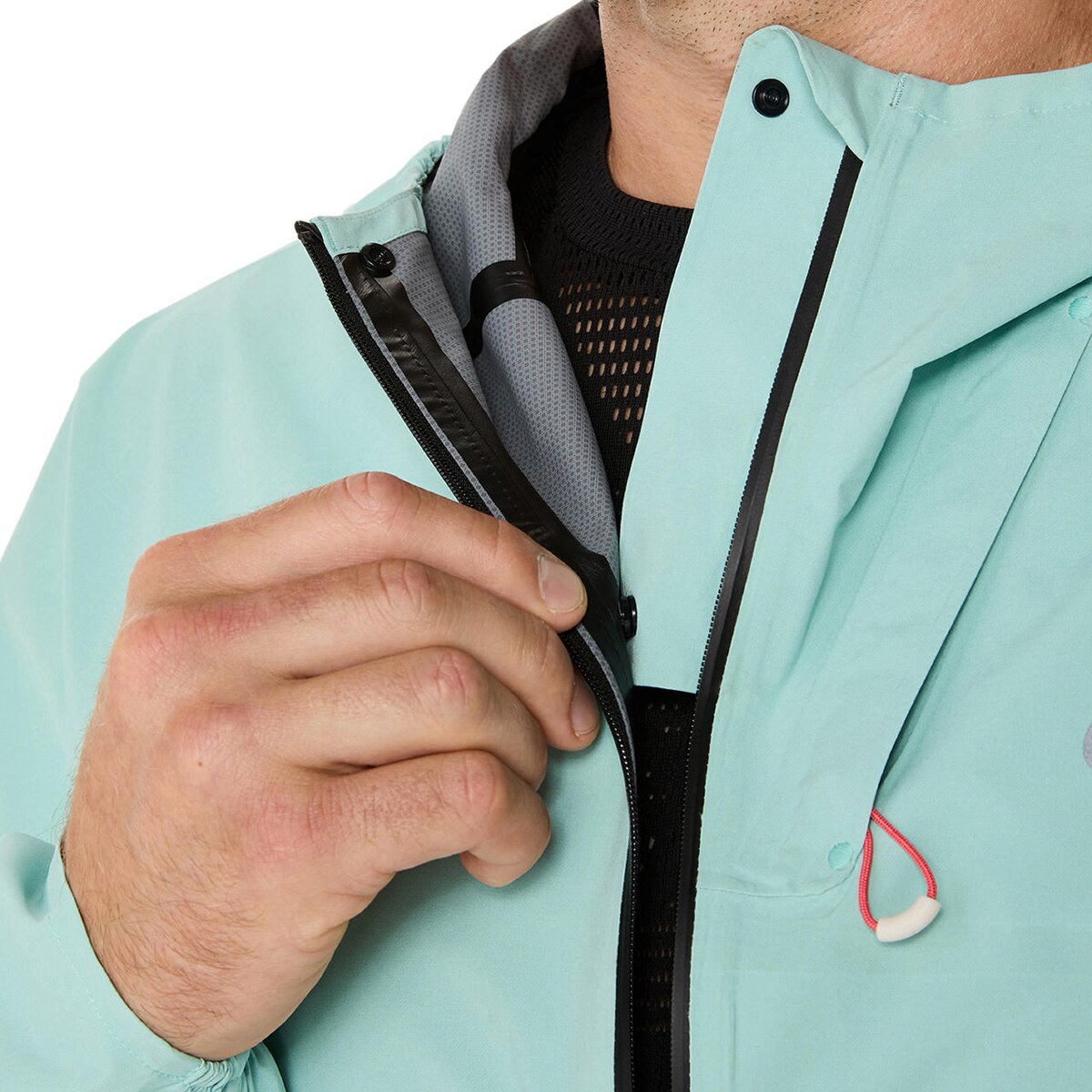 Casaco de Running de Homem Metarun Waterproof Jacket Verde-5