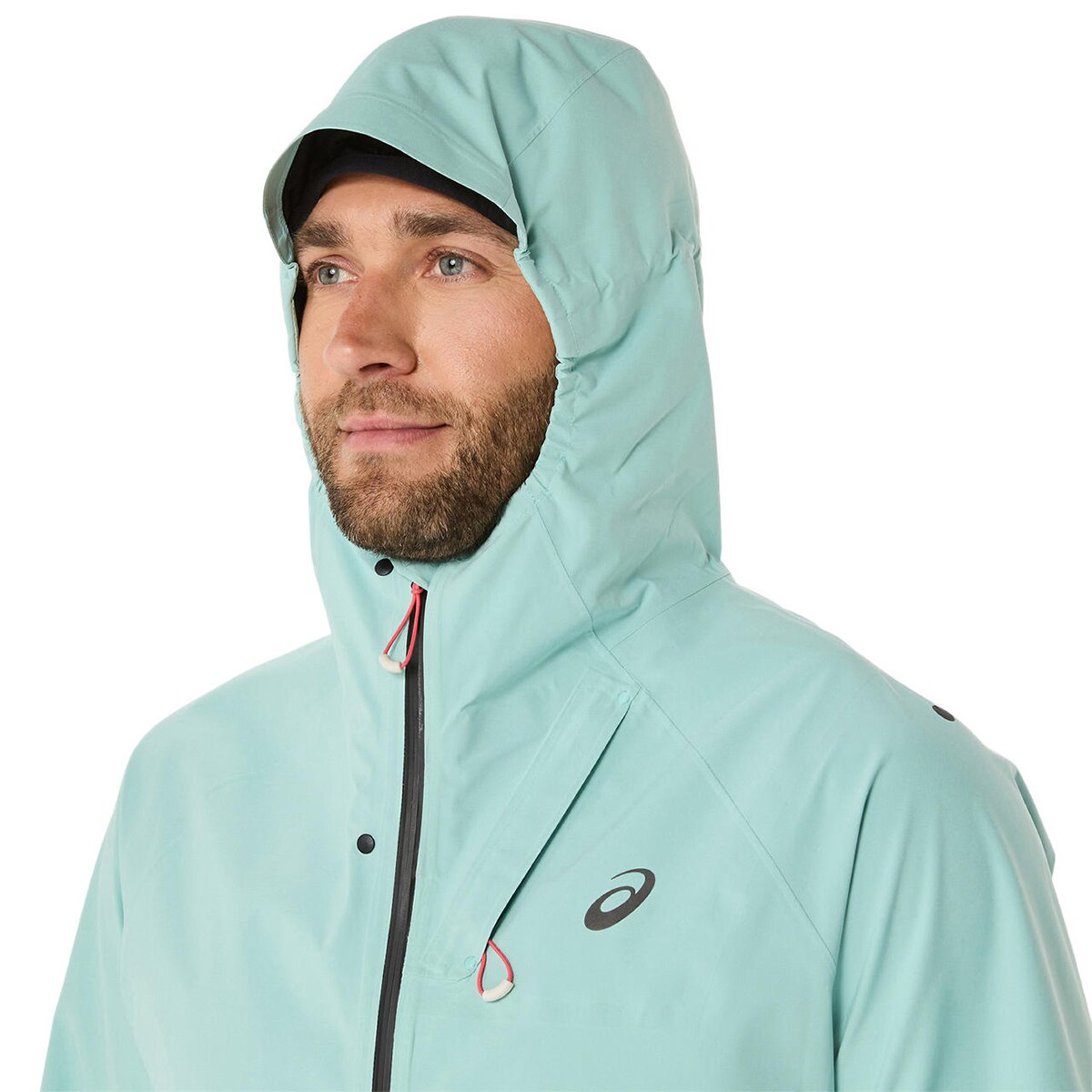 Casaco de Running de Homem Metarun Waterproof Jacket Verde-8