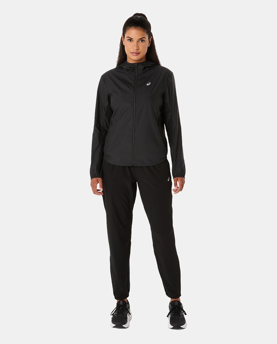 Casaco Corta-Vento de Mulher Core Jacket Pretos-3