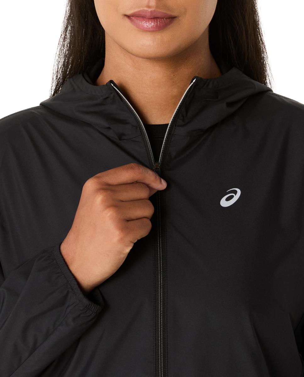 Casaco Corta-Vento de Mulher Core Jacket Pretos-5