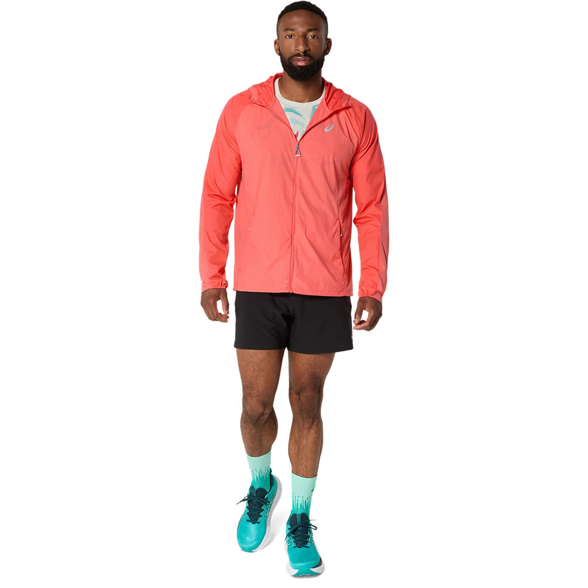 Casaco de Running de Homem Road Packable Jacket Laranja-10