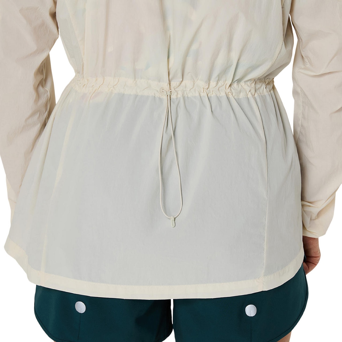 Casaco de Running de Mulher Road Packable Jacket Bege-6