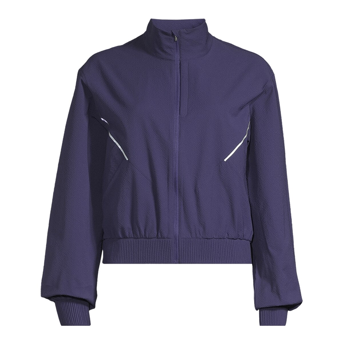 Casaco de Mulher Luna Textured Jacket Roxo / azul marinho-1