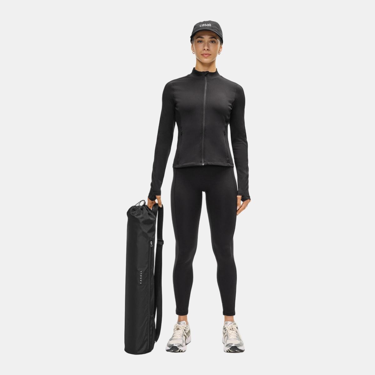 Casaco de Mulher Soft Touch Zip Jacket Preto-4
