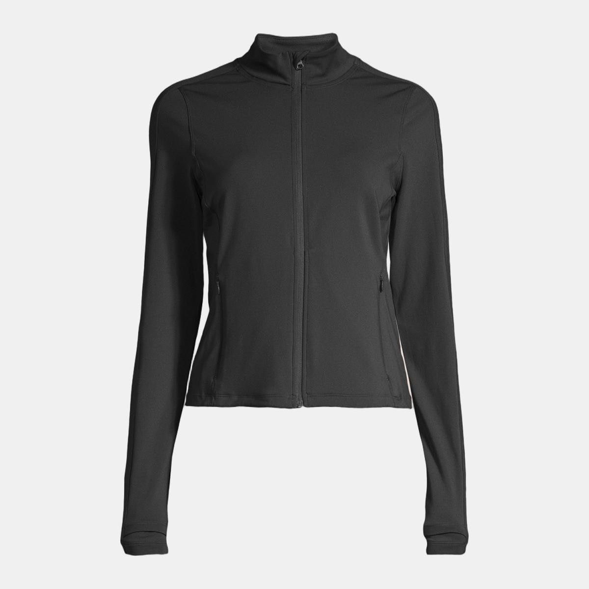 Casaco de Mulher Soft Touch Zip Jacket Preto-5