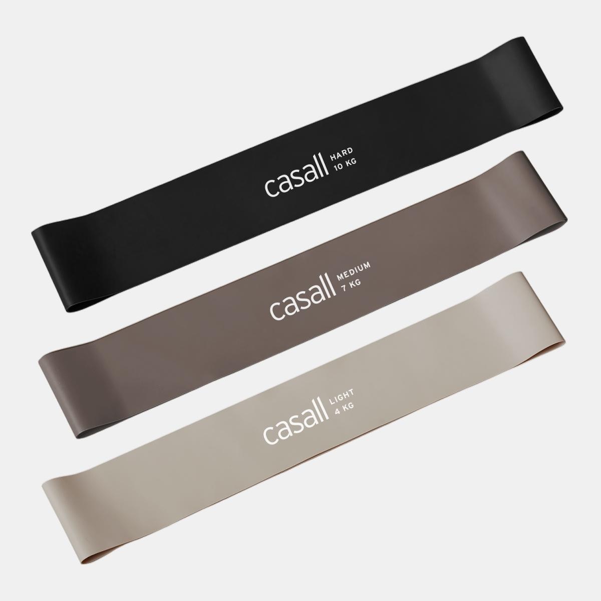 Pack de 3 Faixas Elásticas Rubber Bands Rosa-claro-2