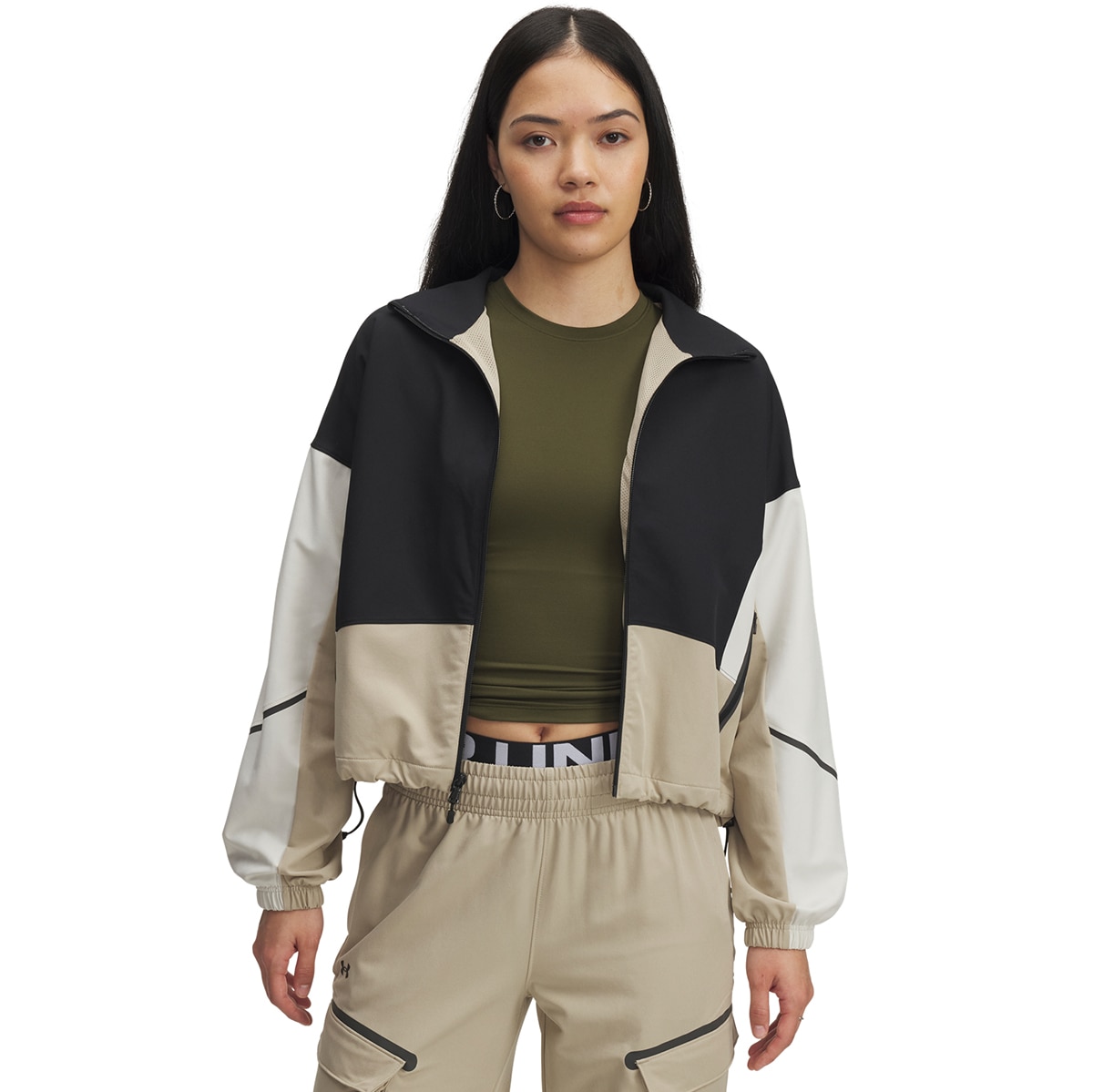 Casaco de Mulher UA Unstoppable Jacket Preto-1