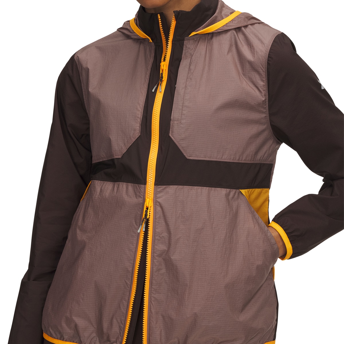 Corta-Vento de Mulher UA Trail Run Jacket Castanho-3