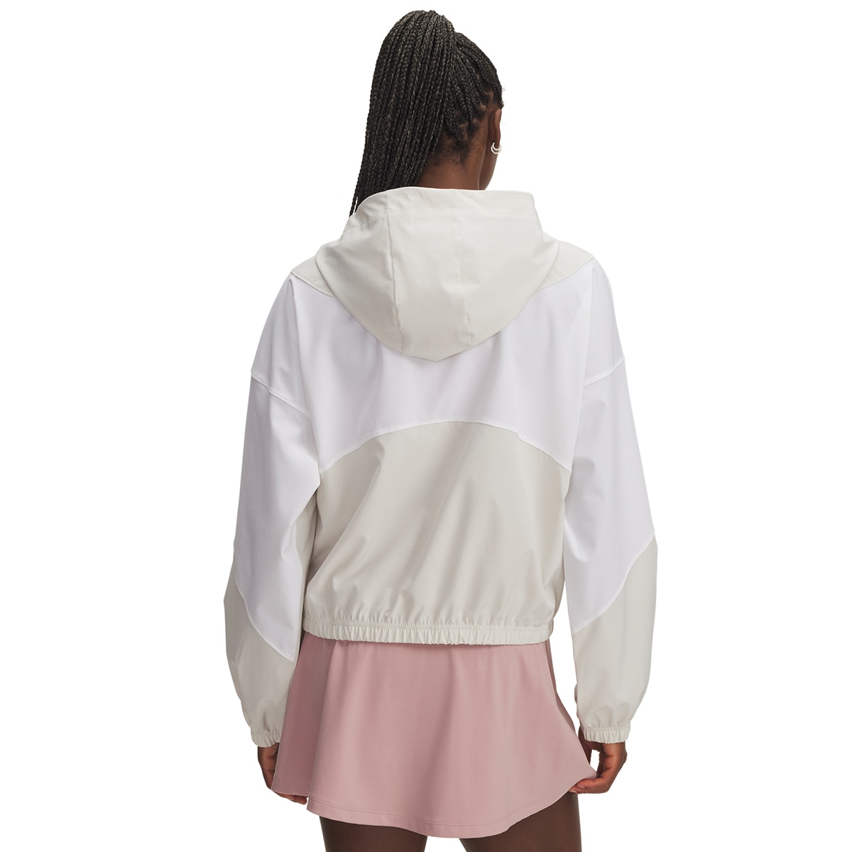 Casaco de Mulher UA Rival Woven Jkt HD Branco-2