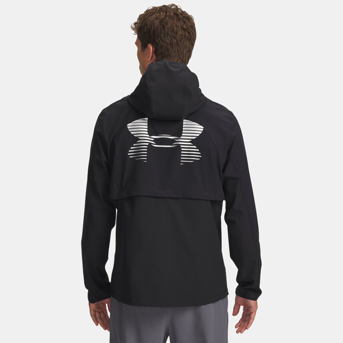 Casaco Corta-Vento de Homem UA Velociti Pro Storm Jacket Preto-2