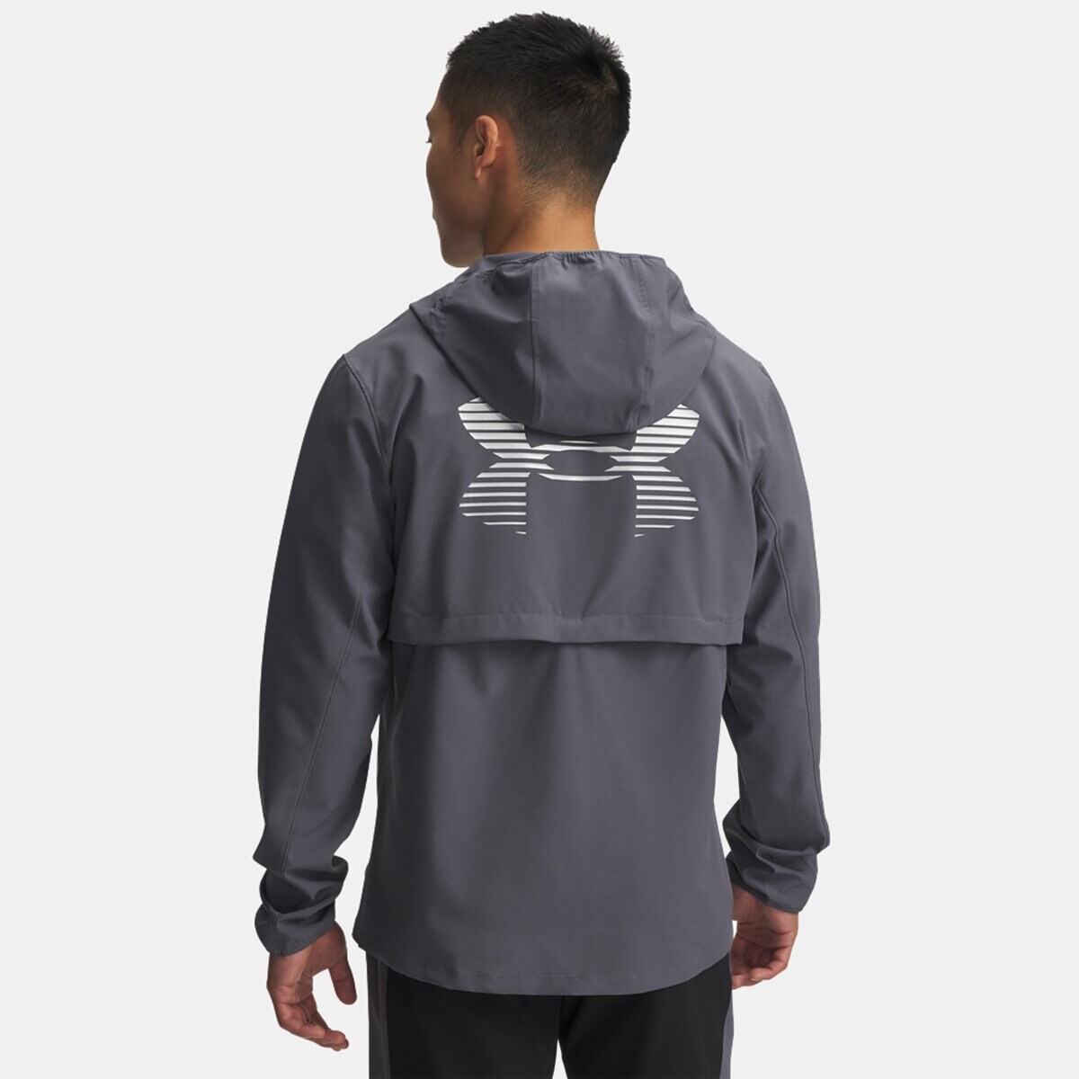 Casaco Corta-Vento de Homem UA Velociti Pro Storm Jacket Cinzento-2