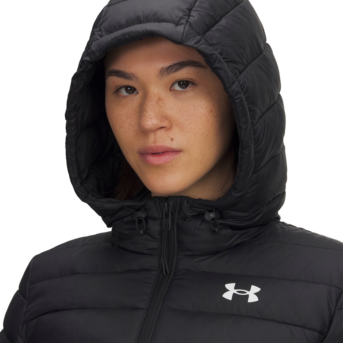 Sweatshirt de Mulher UA Sportswear Insulate Jkt Preto / Branco-3