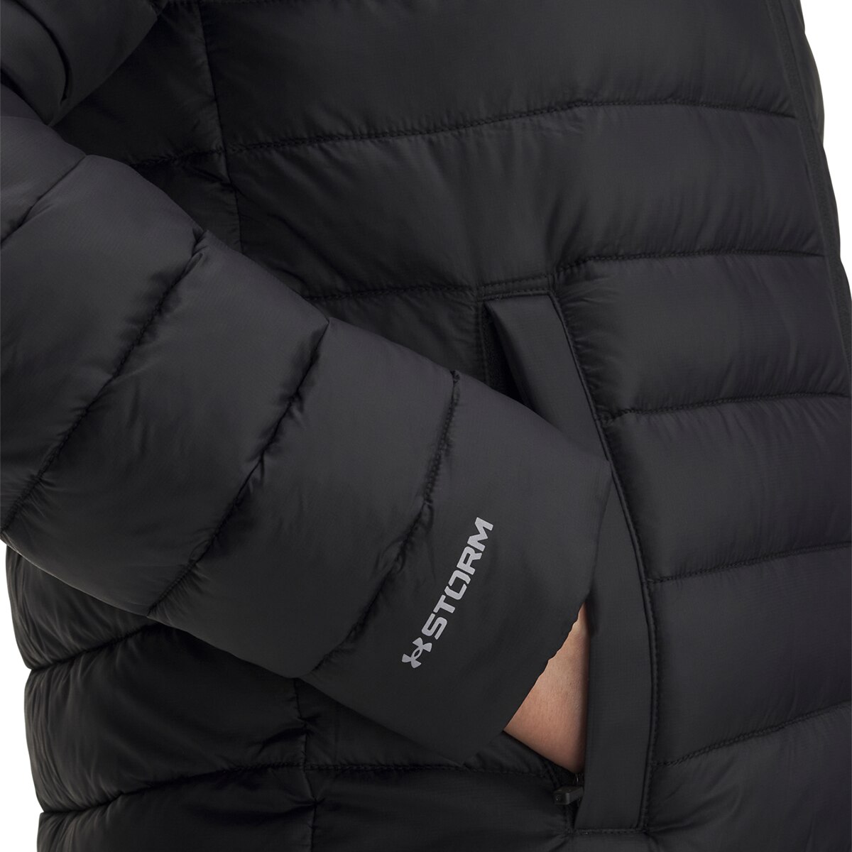 Sweatshirt de Mulher UA Sportswear Insulate Jkt Preto / Branco-5