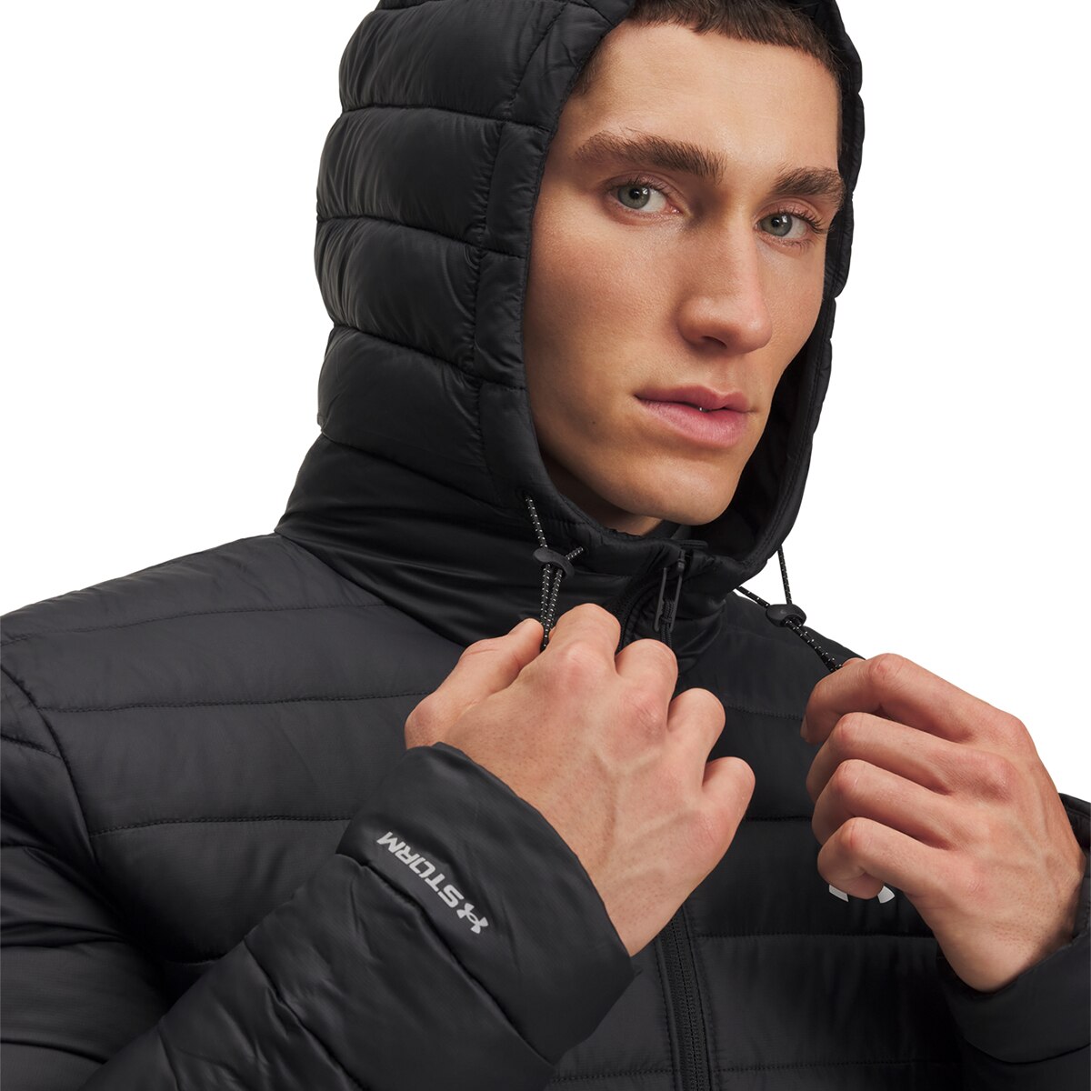 Sweatshirt de Homem UA Sportswear Ins Jkt Preto / Branco-3