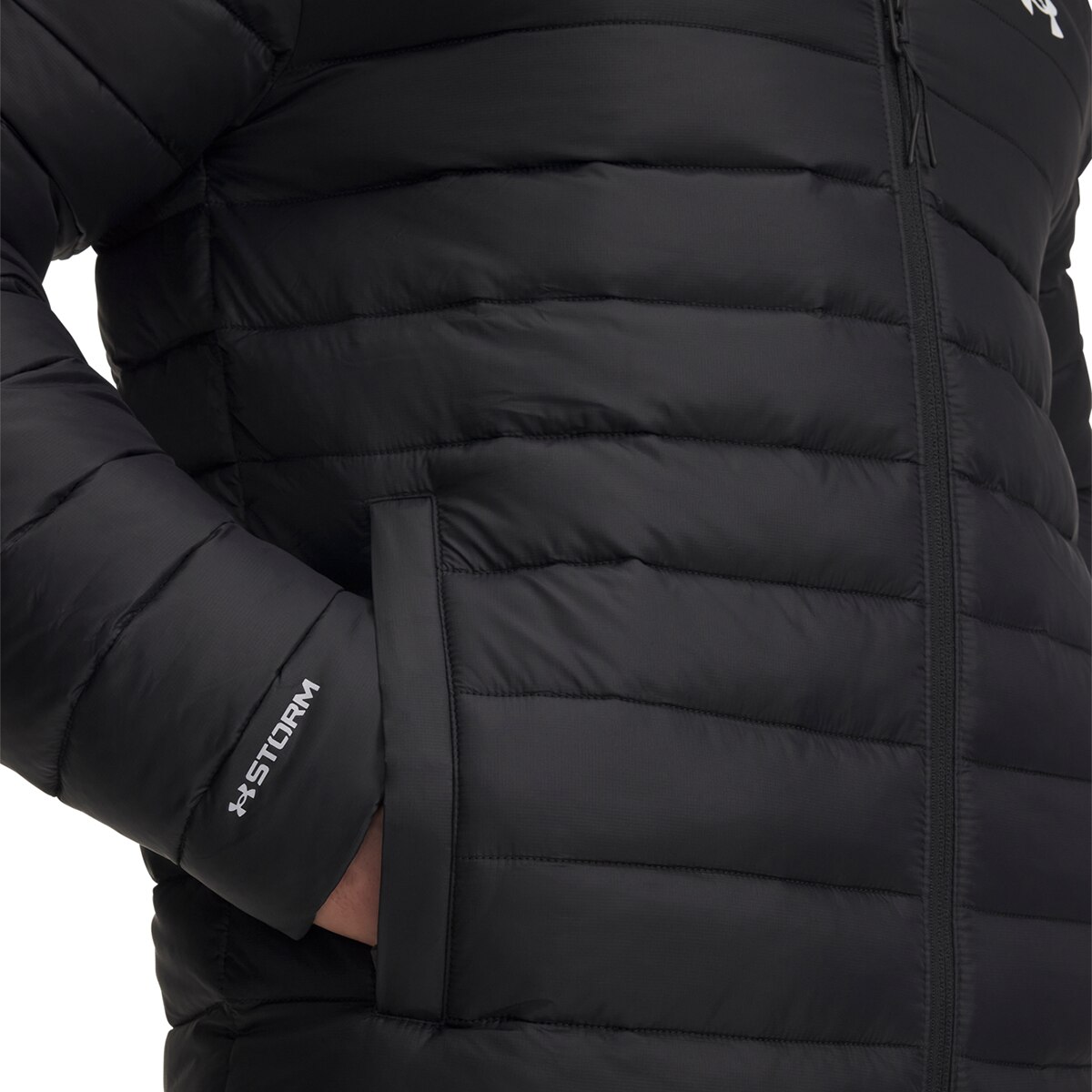 Sweatshirt de Homem UA Sportswear Ins Jkt Preto / Branco-4