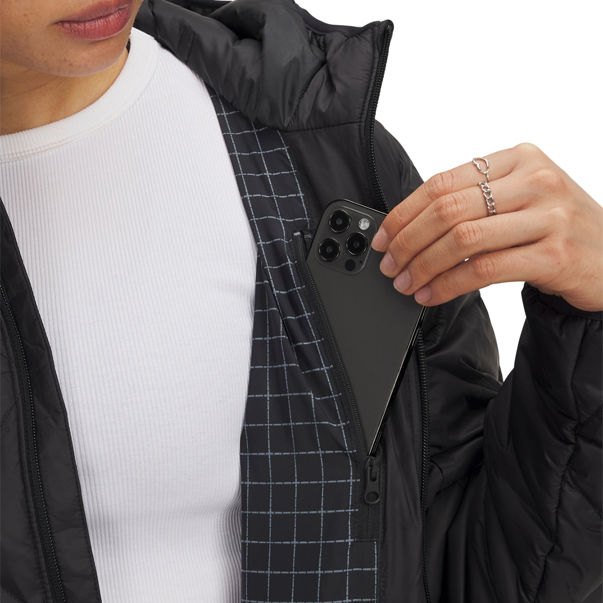 Casaco de Mulher Legend Down Jacket Preto-4