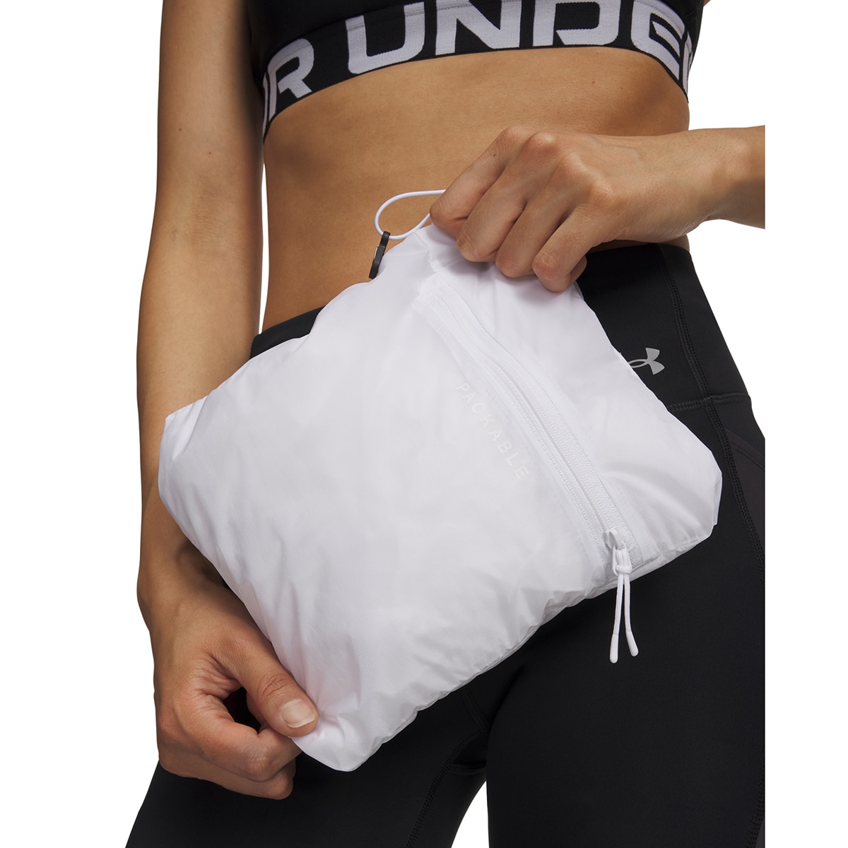 Casaco de Running de Mulher UA Velociti Pro LW Jacket Branco-4
