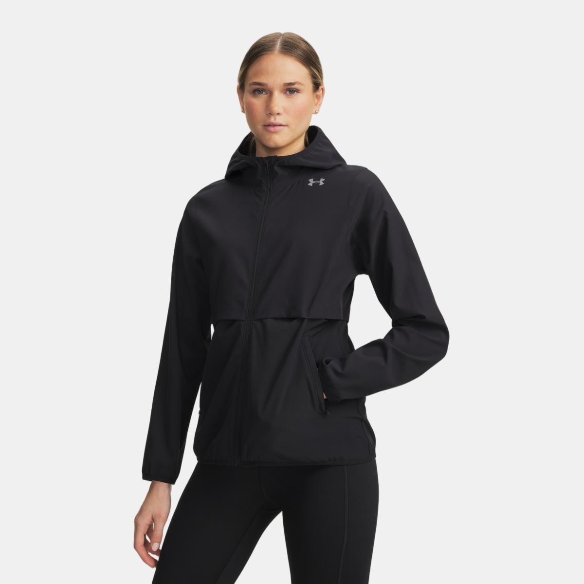 Imagem 0 de Sweatshirt de Running de Mulher UA Velociti STORM Jacket
