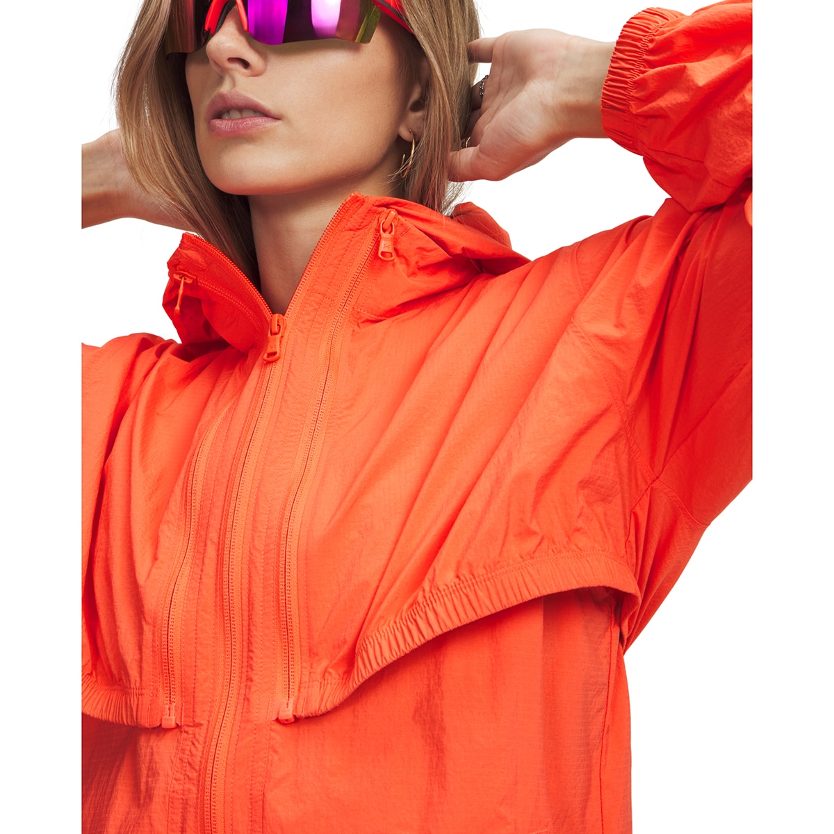 Casacos de Mulher Casual UA Unstoppable Utility 3in1 Vermelho-3