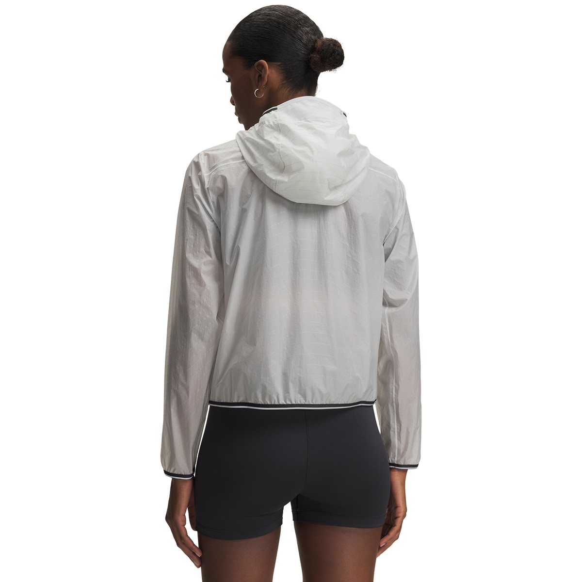 Casacos de Running UA Halo Run ReflectiveJacket Cinzento-claro-2