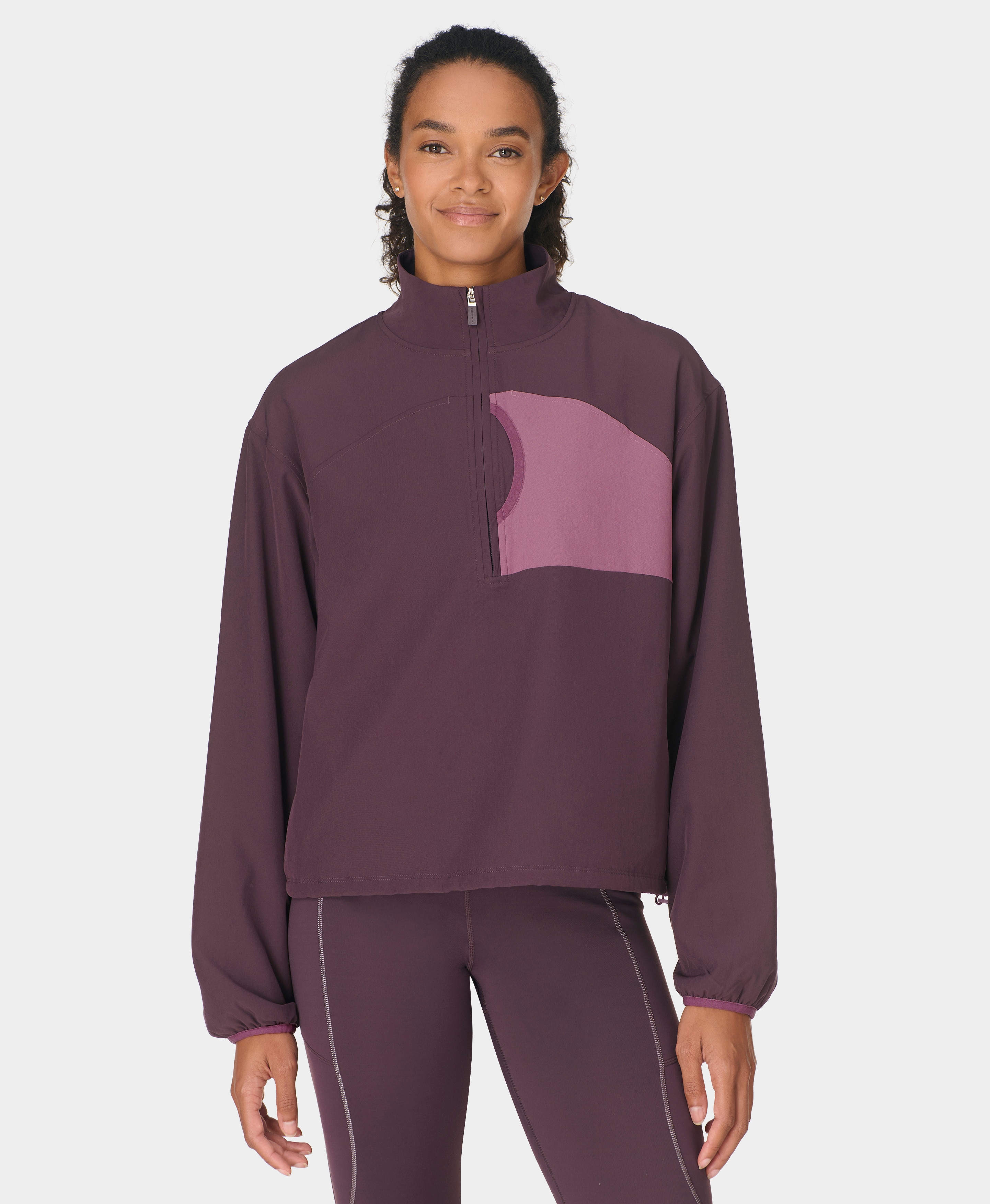 Imagem 0 de Casacos de Mulher Warm Up Performance Fleece Lined Half Zip