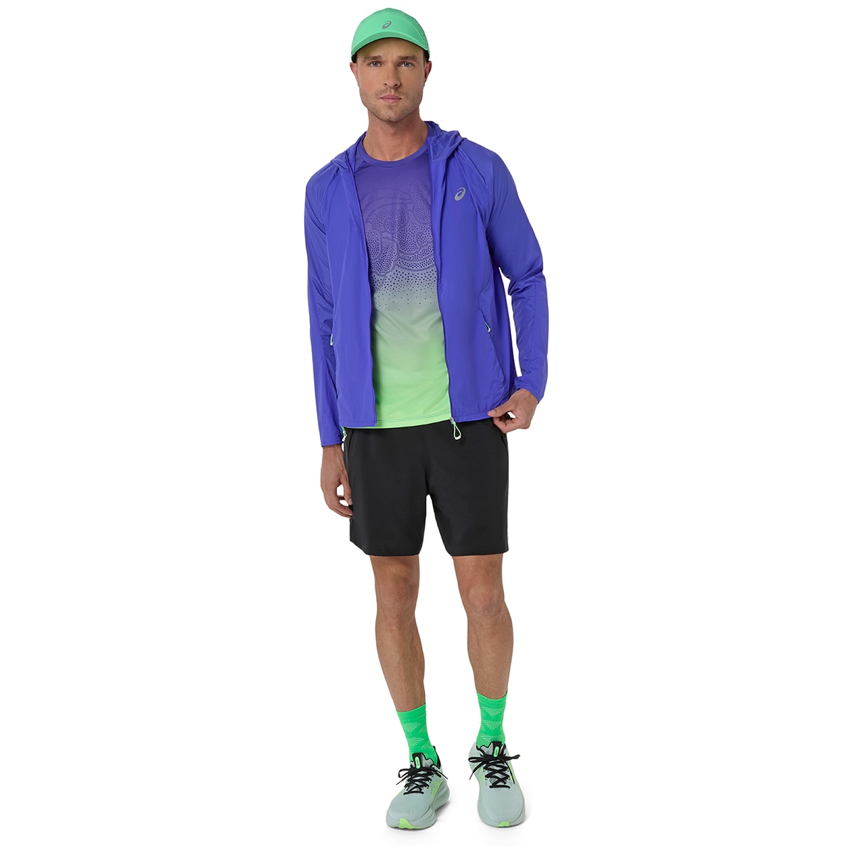 Casaco de Homem Road Packable Jacket Azul-3