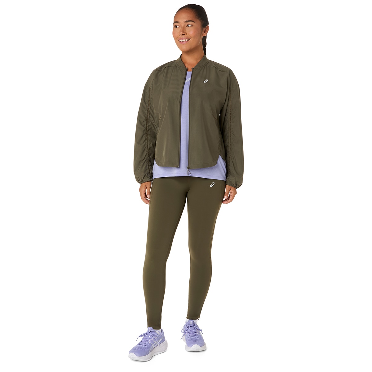 Casaco de Mulher Nagino Run Adjustable Jacket Verde-3