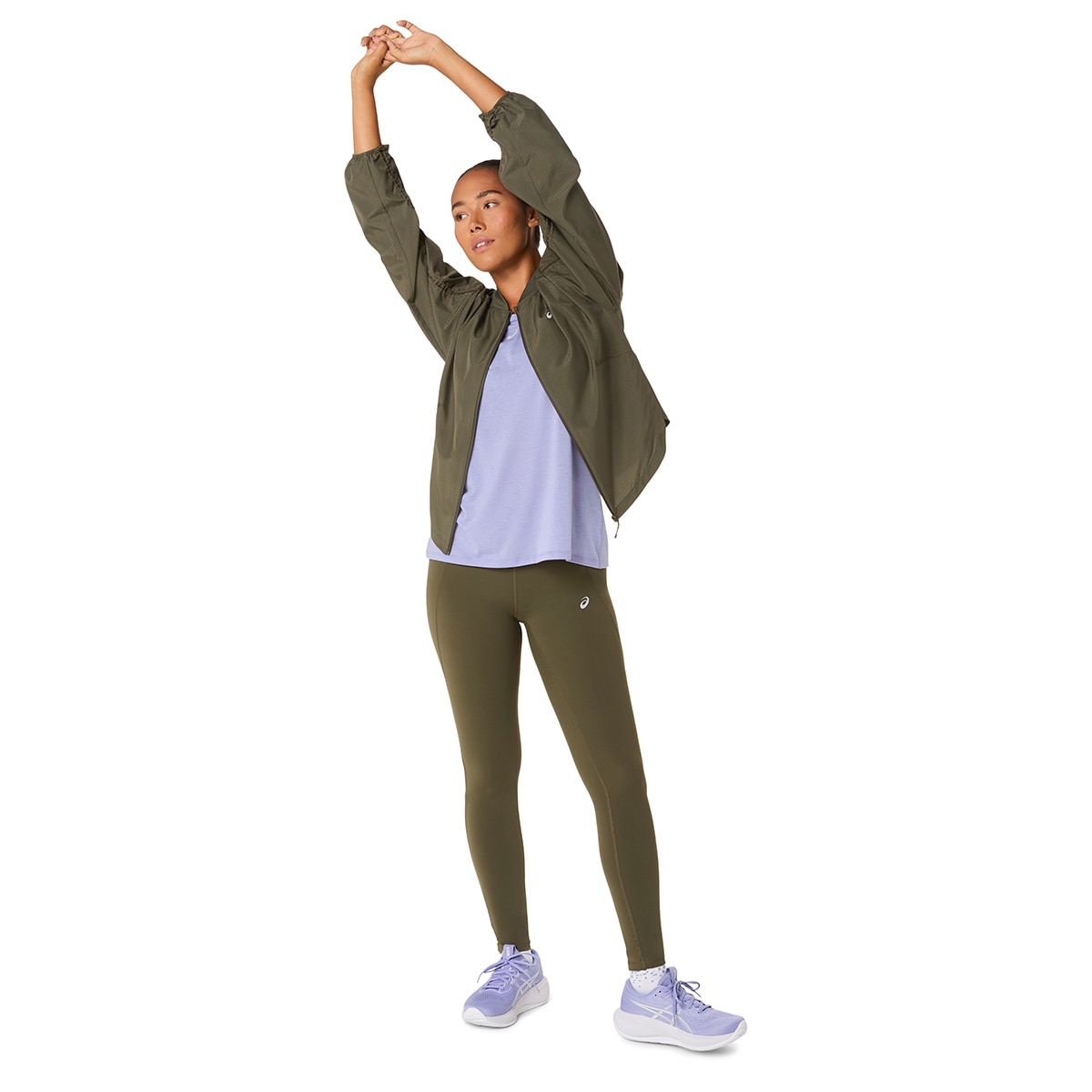 Casaco de Mulher Nagino Run Adjustable Jacket Verde-5