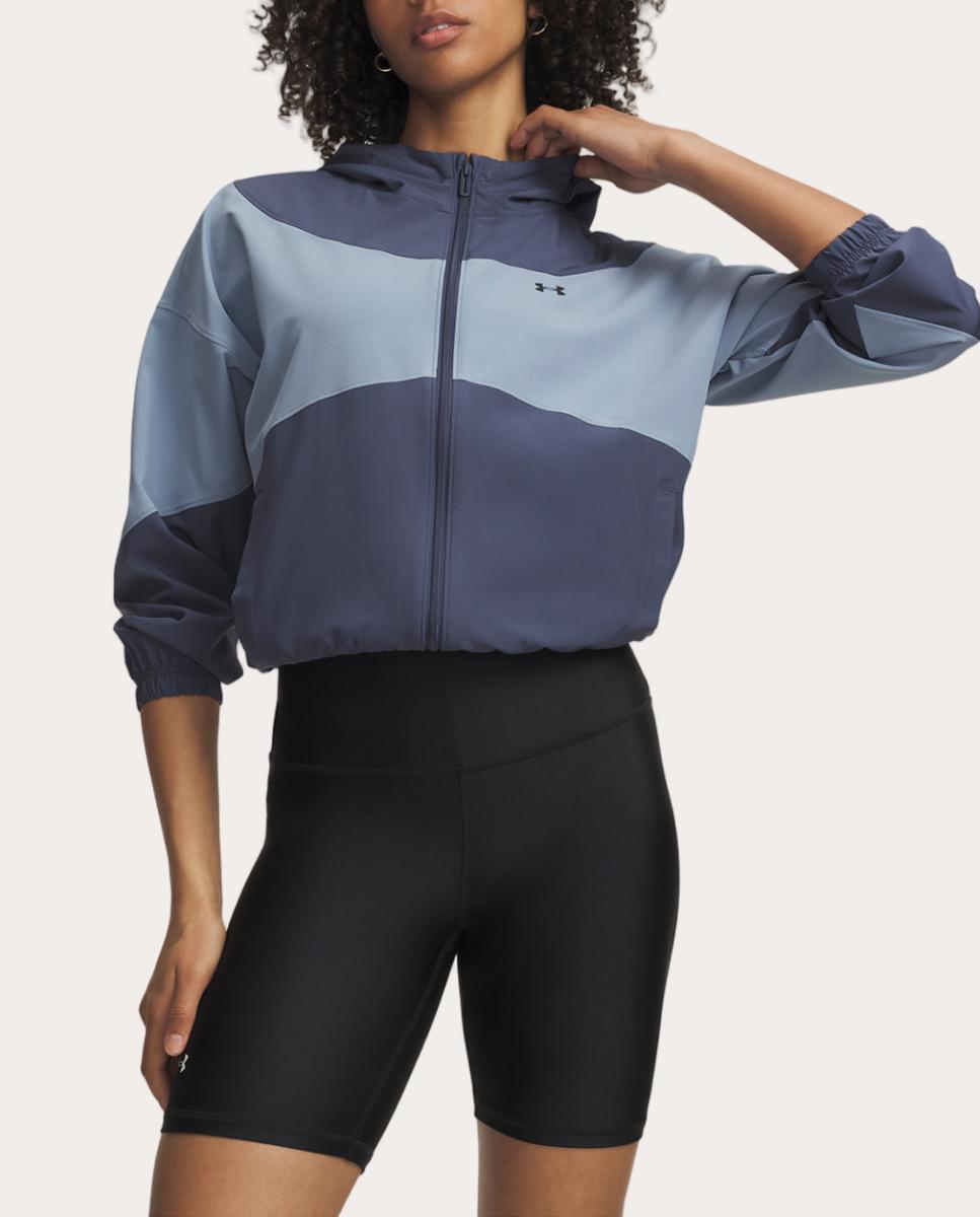 Imagen 0 de Sudadera de mujer UA Rival Woven Jkt HD Under Armour Gris azulado