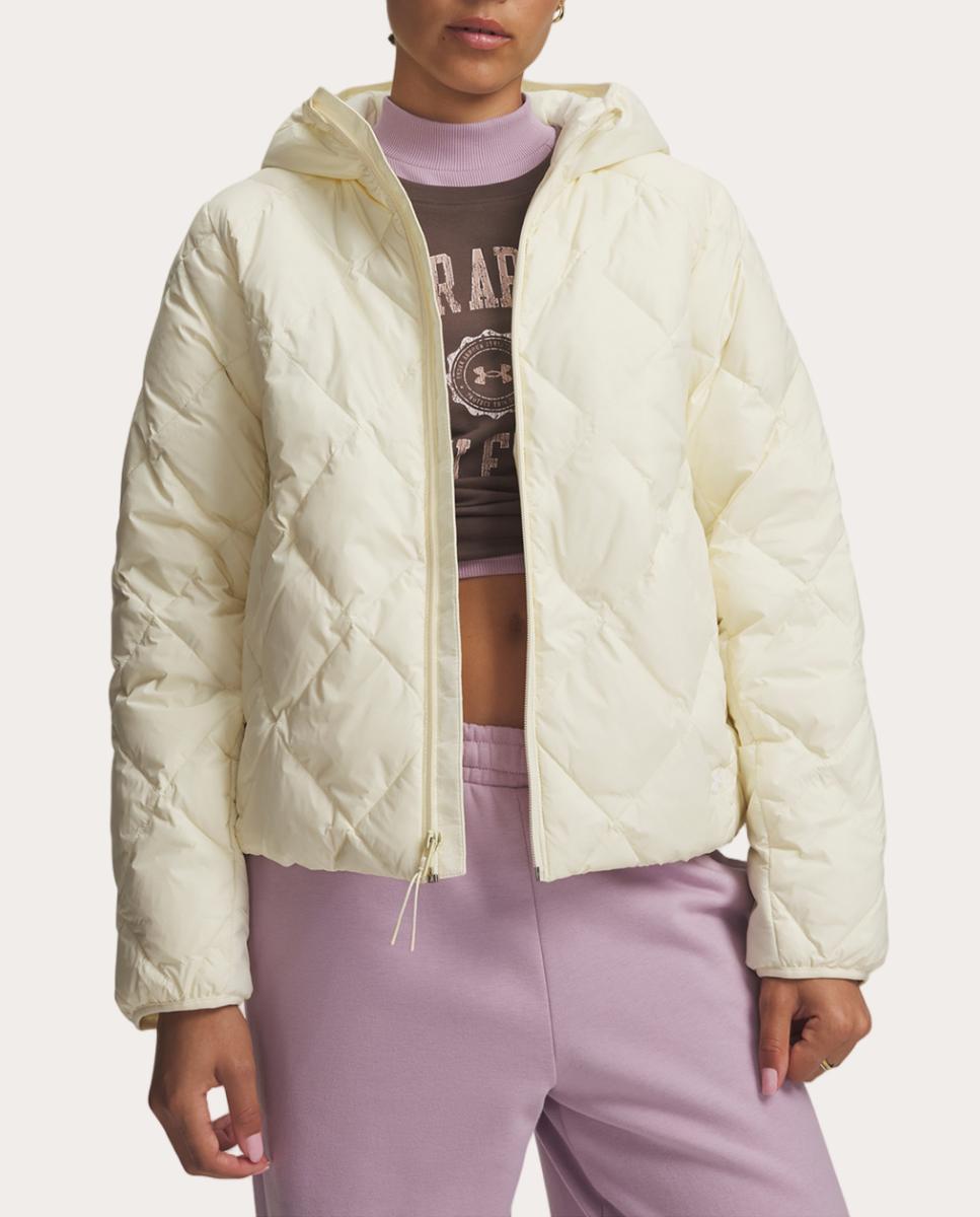 Under Armour Sudadera de mujer Legend Down Jacket Blanco