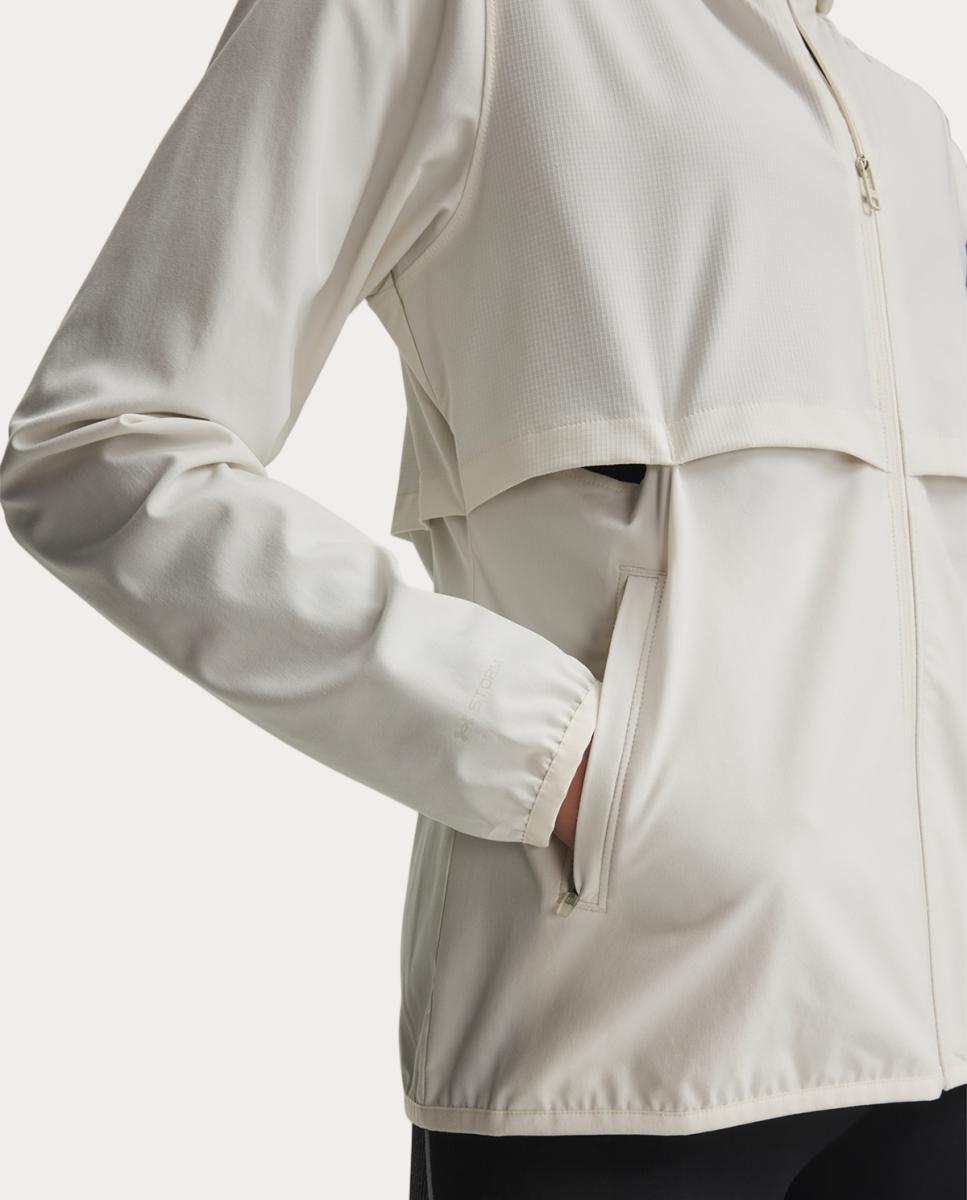 Casaco Corta-Vento de Mulher UA Velociti Storm Jacket Cinzento-3