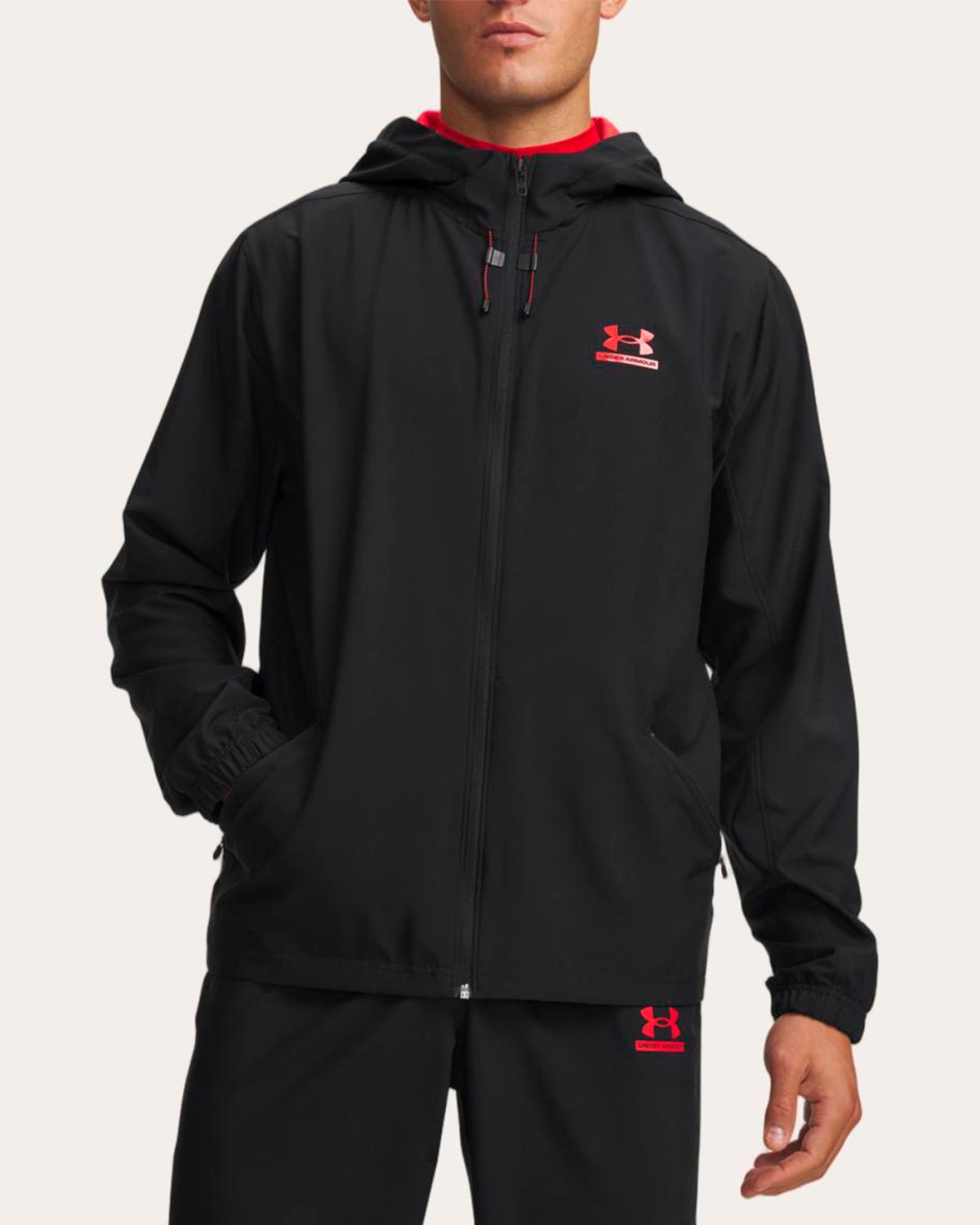 Imagen 0 de Sudadera de hombre UA Tech Sport Woven Jkt Under Armour Negro