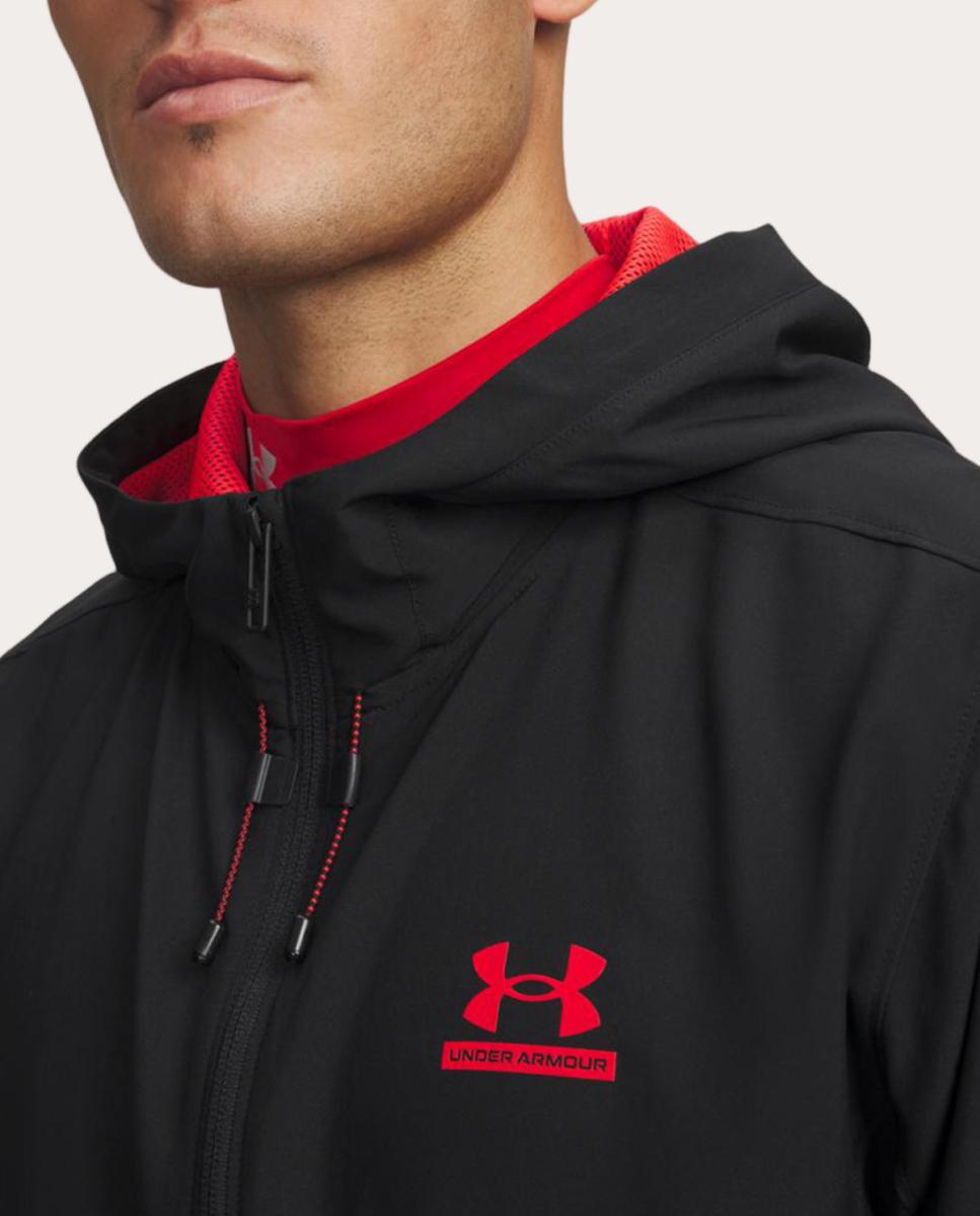Sudadera de hombre UA Tech Sport Woven Jkt Under Armour - Negro Negro-3