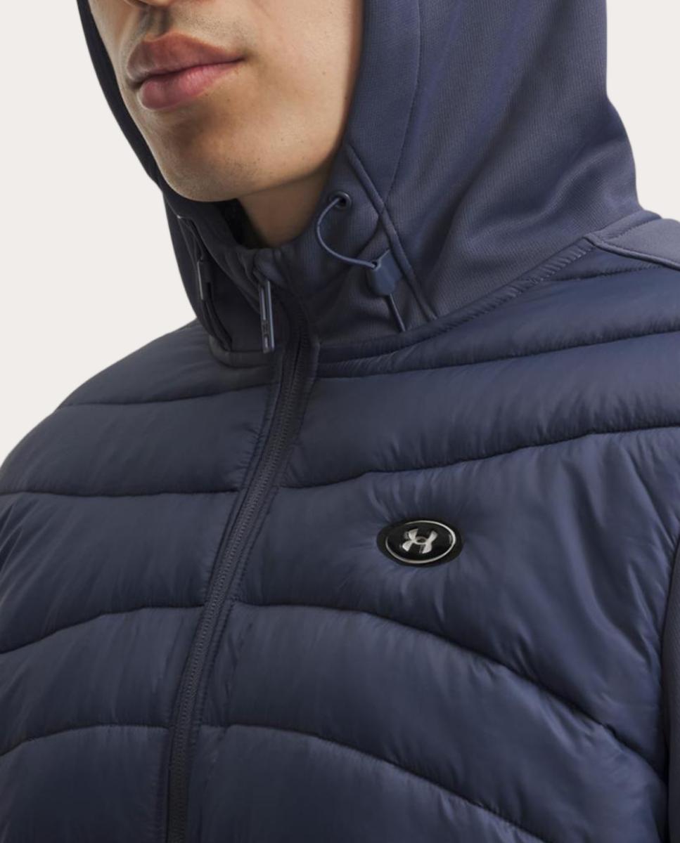 Sudadera de hombre UA AF Insulated Utility FZ Under Armour - Gris azulado Gris azulado-3