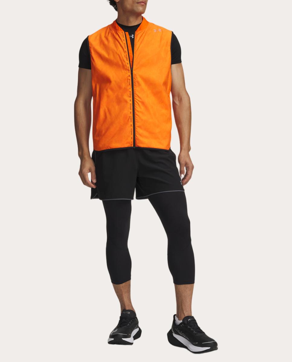 Chaleco de hombre UA Velociti CW Storm Vest Under Armour - Naranja Naranja-4