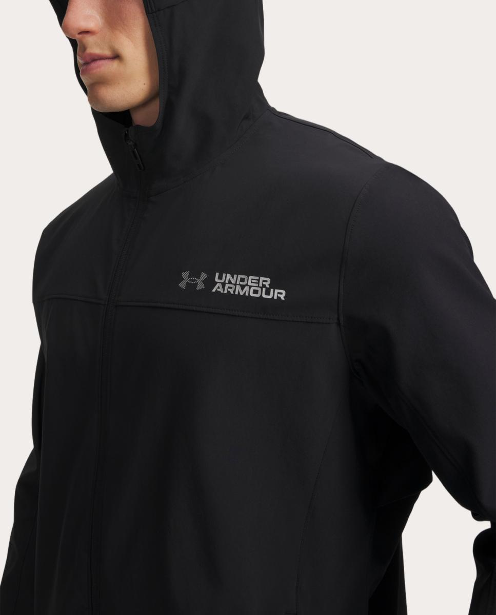 Casaco Corta-Vento de Homem UA Velociti Storm Jacket Preto-3