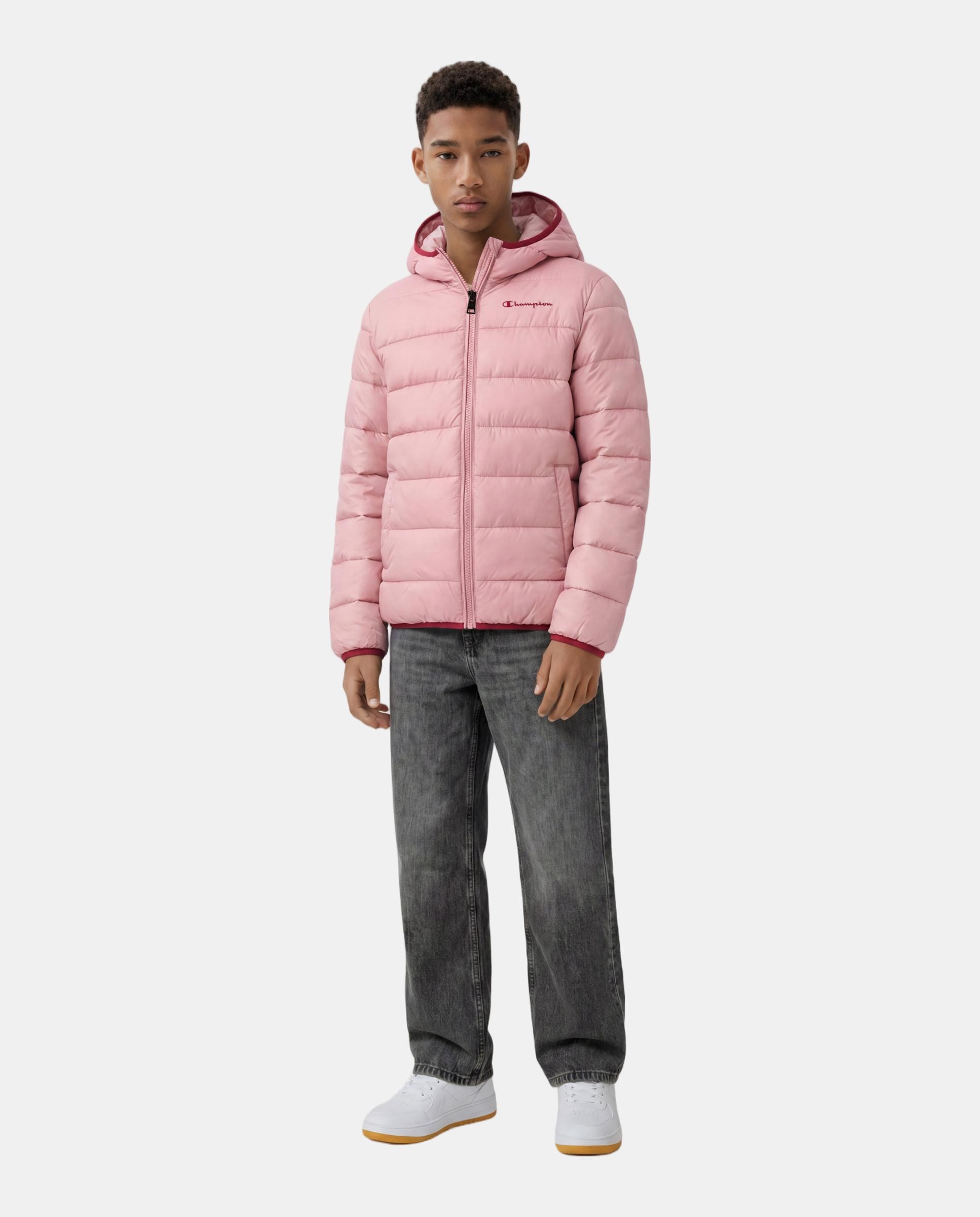 Casacos Casual de Criança Hooded Jacket Rosa-3