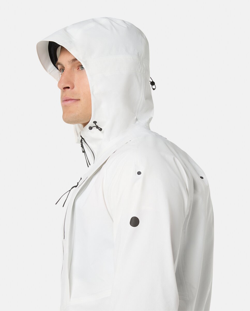 Casaco Impermeável de Homem Fujitrail Elite Waterproof Jacket Natural-5