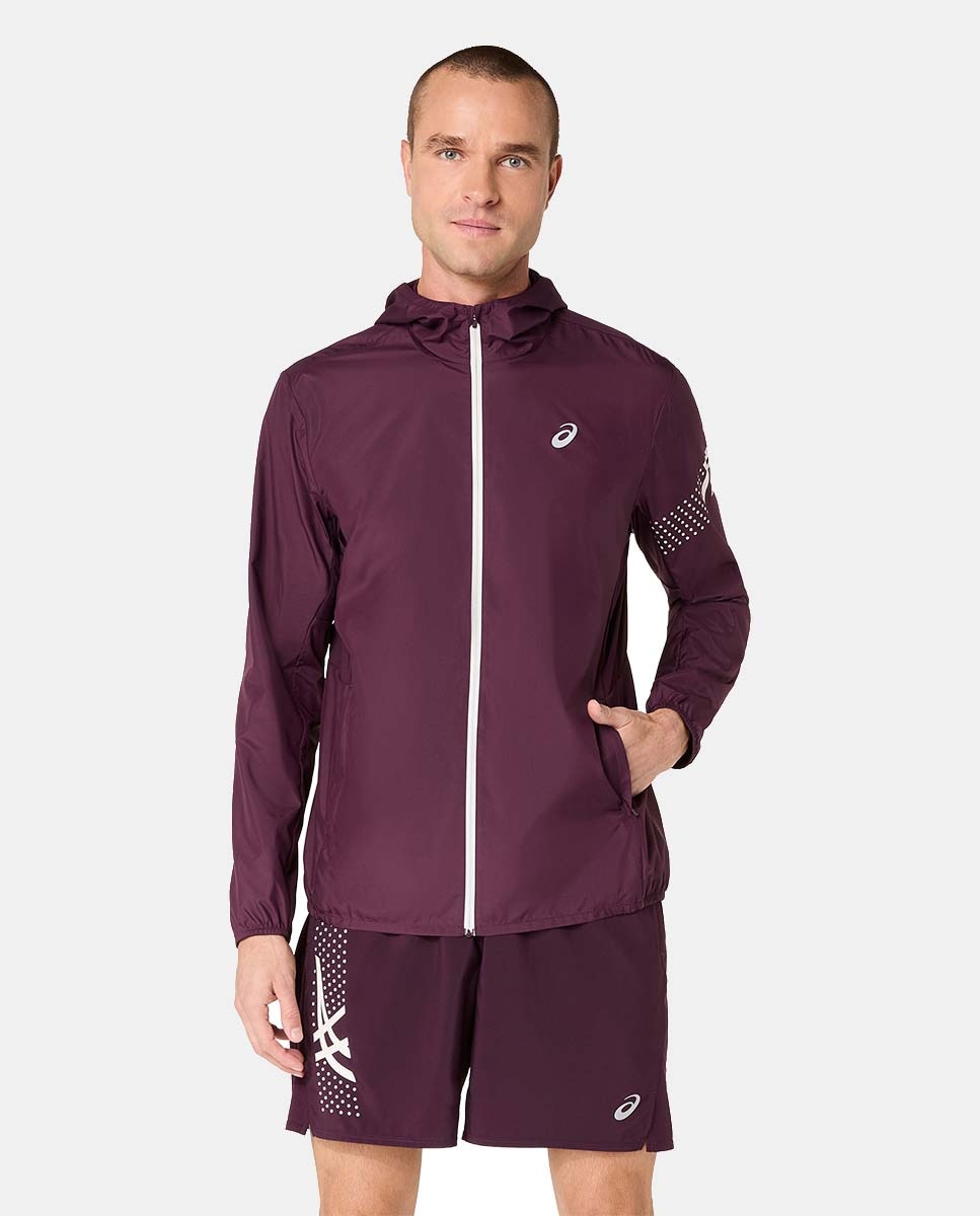 Imagen 1 de Chaqueta cortavientos de hombre Icon Jacket Asics - Remolacha Remolacha