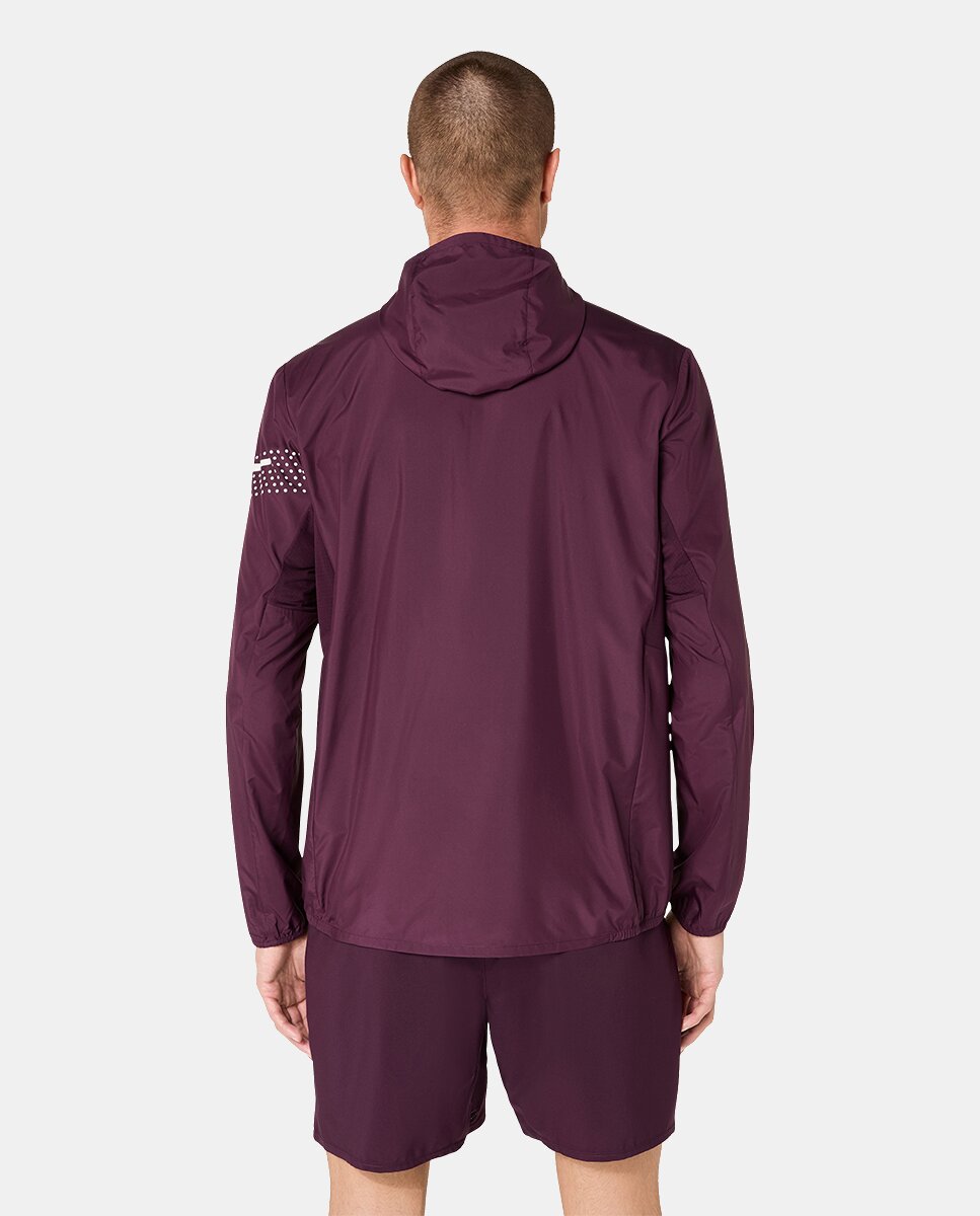 Imagen 2 de Chaqueta cortavientos de hombre Icon Jacket Asics - Remolacha Remolacha