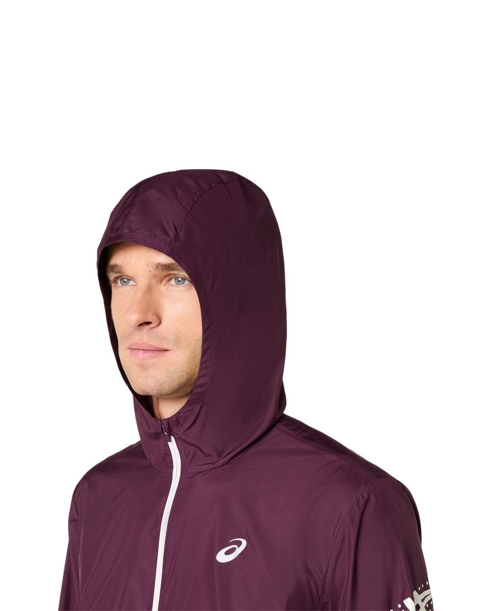 Imagen 8 de Chaqueta cortavientos de hombre Icon Jacket Asics - Remolacha Remolacha