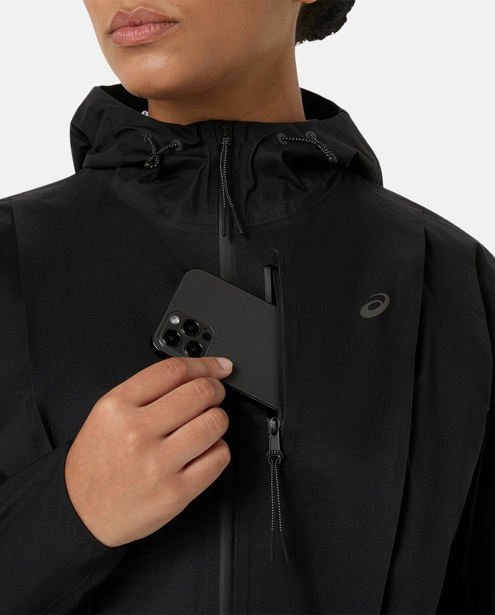 Casaco Impermeável de Mulher Fujitrail Elite Waterproof Jacket Pretos-5