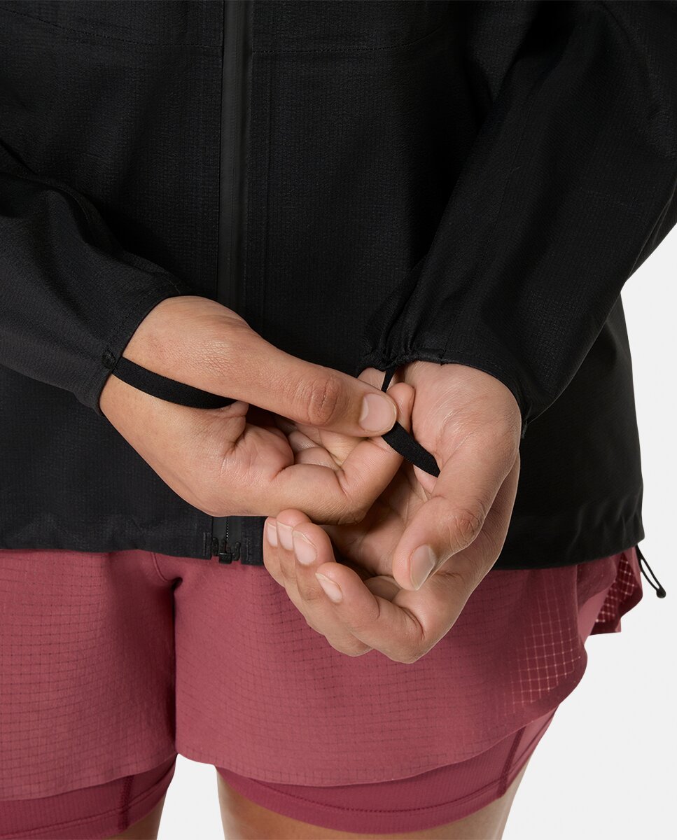 Casaco Impermeável de Mulher Fujitrail Elite Waterproof Jacket Pretos-9