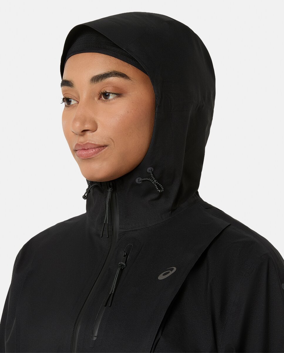 Casaco Impermeável de Mulher Fujitrail Elite Waterproof Jacket Pretos-11